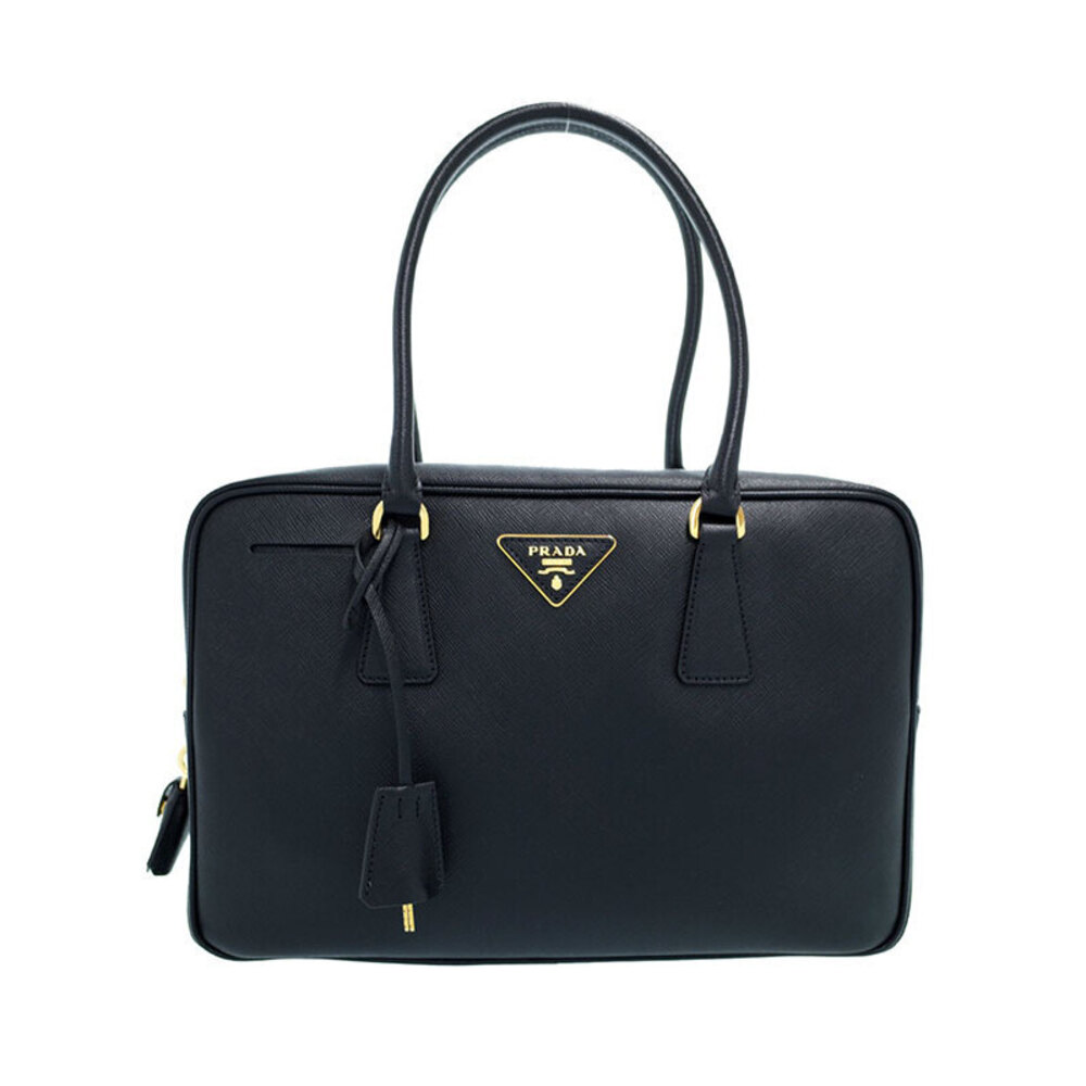 Prada Saffiano Lux Bauletto Shoulder bag Black